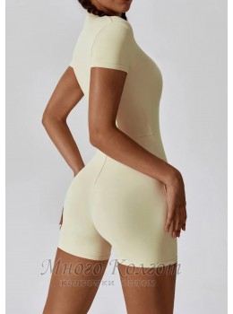Гладкий комбенизон Shorts Body Crop T-shirt model 36